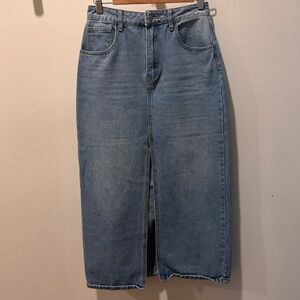 Denim midi skirt Sz M
